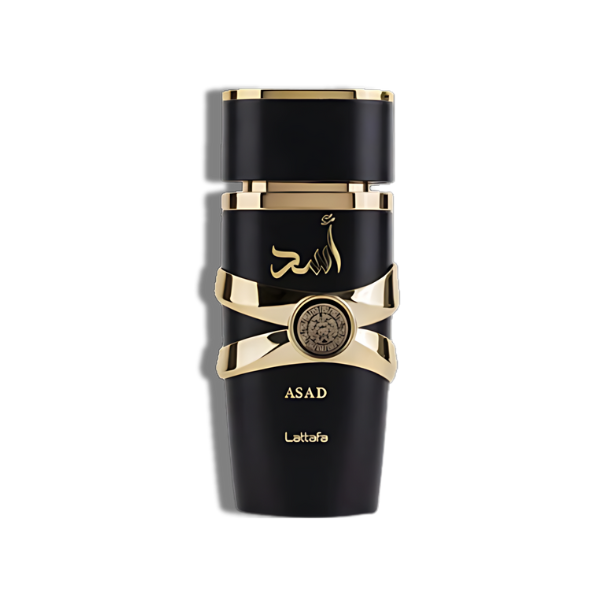 Lattafa Asad 100ml/3.4 Oz EDP Spr -Black-Gold Box- Men