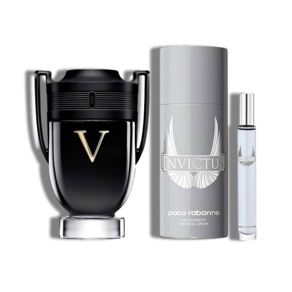 Paco Rabane Invictus Victory 3 Pzas EDP Set 100ml/3.4oz Men's Set