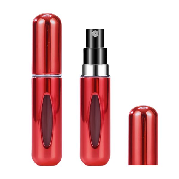 Mini Frasco de Perfume Portatil Reutilizable 5ml/0.17oz Color Rojo