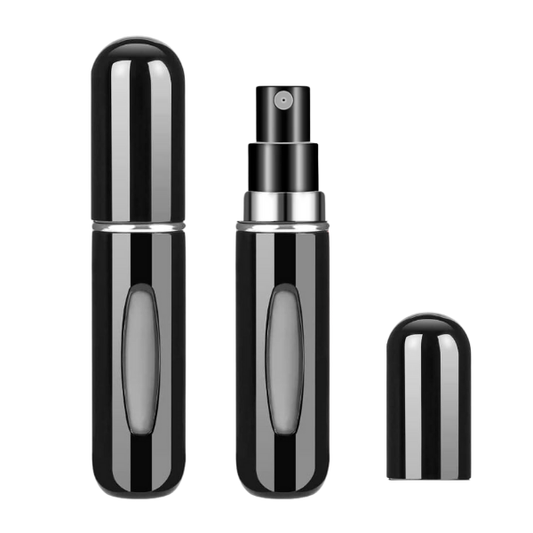 Mini Frasco de Perfume Portatil Reutilizable 5ml/0.17oz  Color Negro