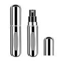 Mini Frasco de Perfume Portatil Reutilizable 5ml/0.17oz Color Plateado