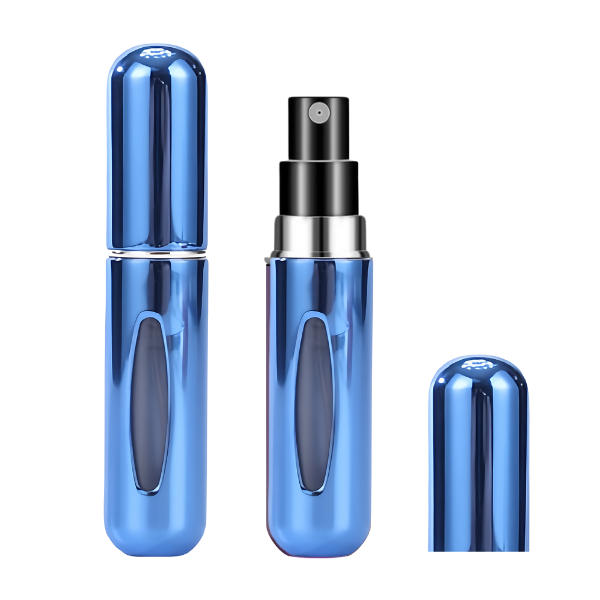 Mini Frasco de Perfume Portatil Reutilizable 5ml/0.17oz Color Azul