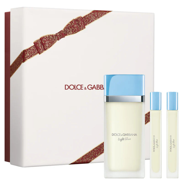 D&G Light Blue Set 3 pzas 100ml/3.4 Oz  EDT Spr Women