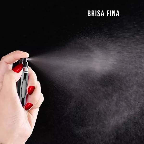 Mini Frasco de Perfume Portatil Reutilizable 5ml/0.17oz  Color Negro