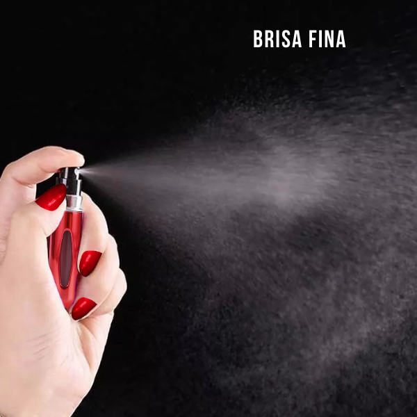 Mini Frasco de Perfume Portatil Reutilizable 5ml/0.17oz Color Rojo