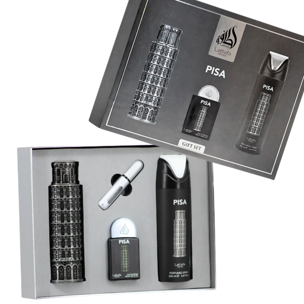 Lattafa Pisa Set 4 Pzas Lattafa Pride EDP 100ml/3.4oz Unisex