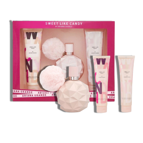 Ariana Grande Set 3 piezas Sweet Like Candy 100ml/3.4 Oz EDP  Women