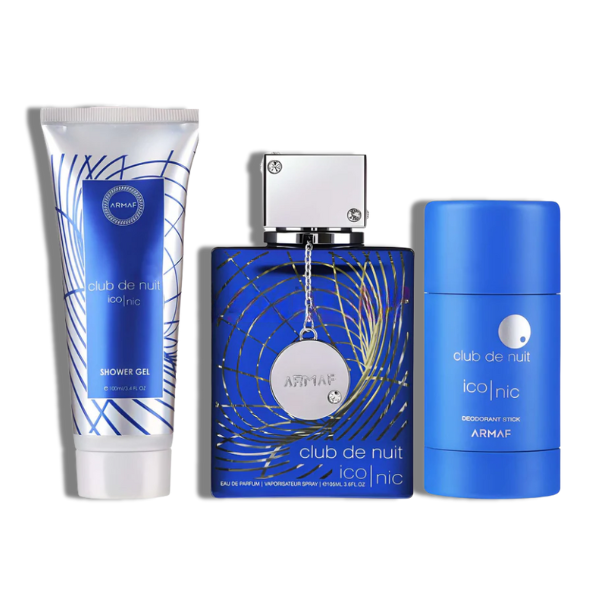 Club De Nuit Iconic Armaf EDP 105ml/3.6oz  Set 3 pzas  Men's Set