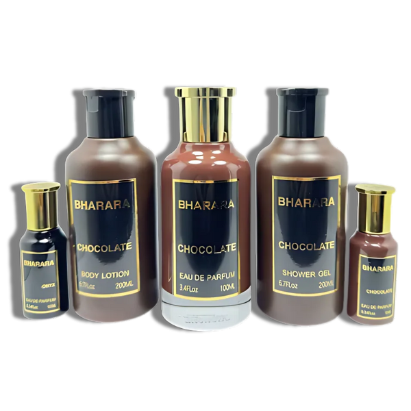 Set Chocolate Collection Bharara EDP 100ml/3.4oz Set 5 Pzas Unisex