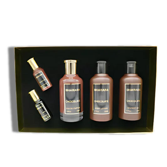 Set Chocolate Collection Bharara EDP 100ml/3.4oz Set 5 Pzas Unisex