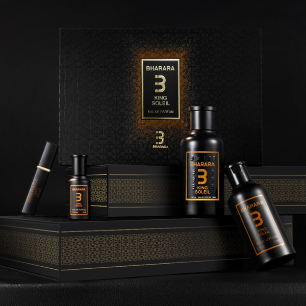 Bharara King Soleil Gift Set 4 Pzas 100ml/3.4 Oz EDP Spr -Soleil- Men