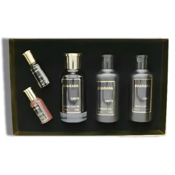 Set Onyx Collection Bharara EDP 100ml/3.4oz Set 5 Pzas Men's Set