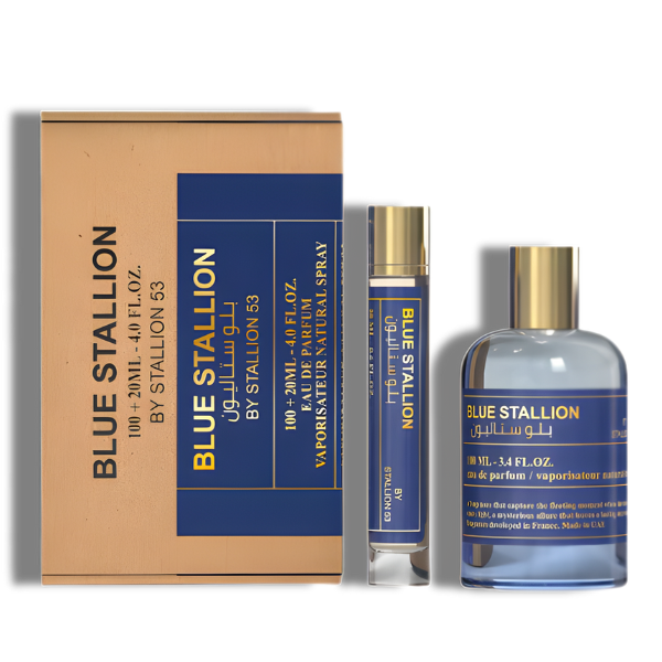 Emper Blue By Stallion 53 +20ml Free EDP 100ml/3.4oz  Men