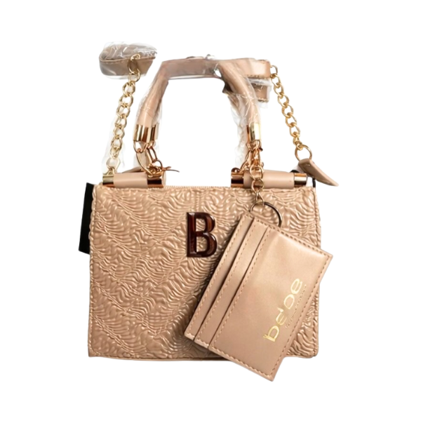 Cartera Marca Bebe Original -Bolso bebe Beig