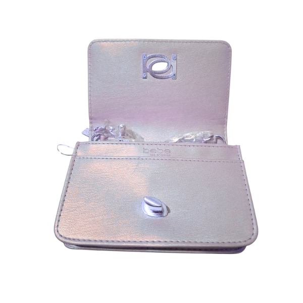 Cartera Marca Bebe Original -Bolso Bebe Jacari iridiscente