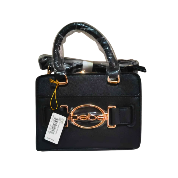 Cartera Marca Bebe Original -Bolso de mano Negro