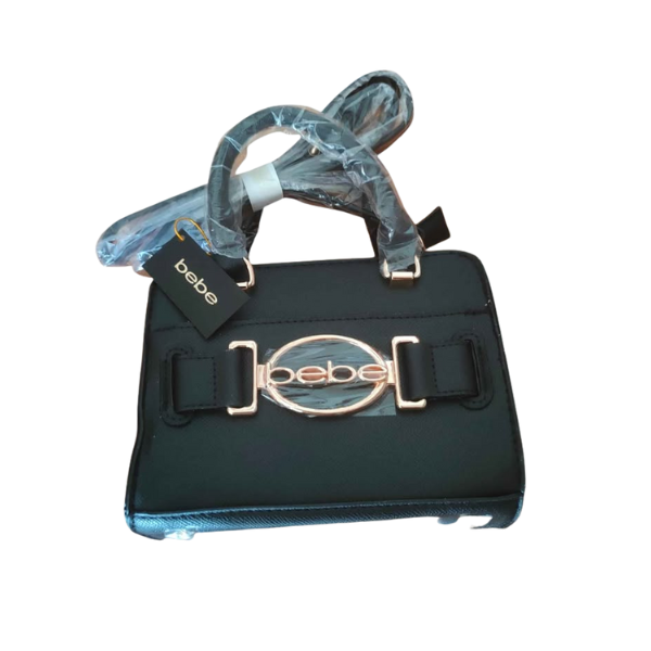 Cartera Marca Bebe Original -Bolso de mano Negro