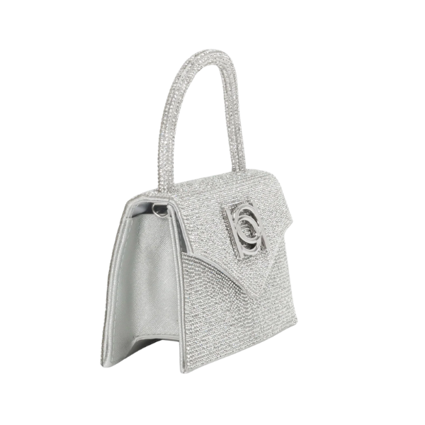 Cartera Marca Bebe Original -Bolso Hollywood Diamond Mini Satchell