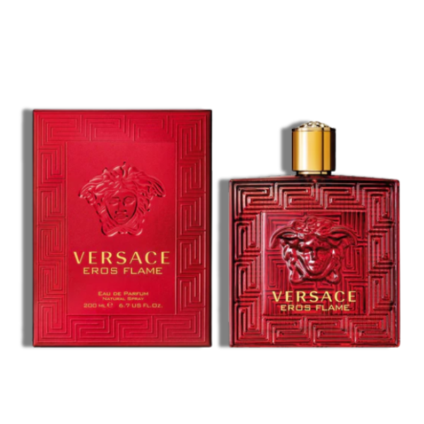 Versace Eros Flame 200ml/6.7 Oz EDP -Large-Red- Men