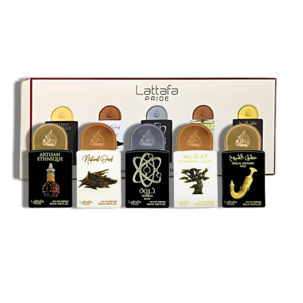 Lattafa Pride Collections No 3 EDP 5 Piece Gift Set 5 x 20ml