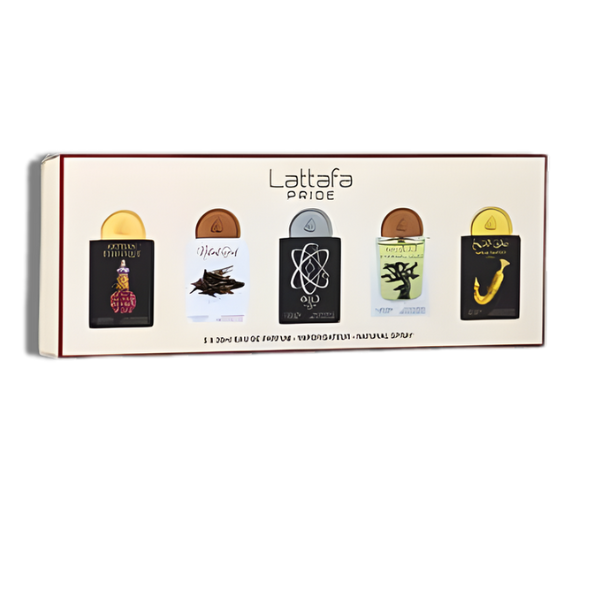 Lattafa Pride Collections No 3 EDP 5 Piece Gift Set 5 x 20ml