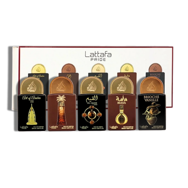 Lattafa Pride Collections No 4 EDP 5 Piece Gift Set 5 x 20ml