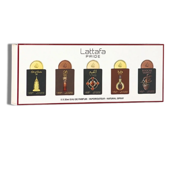 Lattafa Pride Collections No 4 EDP 5 Piece Gift Set 5 x 20ml