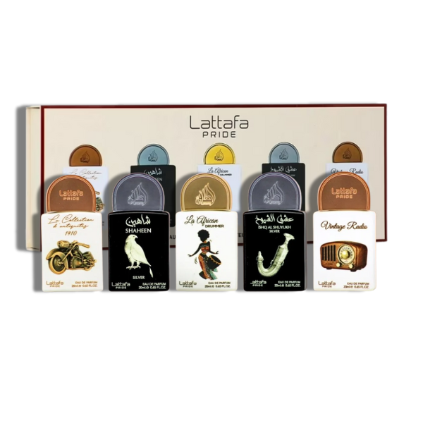 Lattafa Pride Collections No 5 EDP 5 Piece Gift Set 5 x 20ml