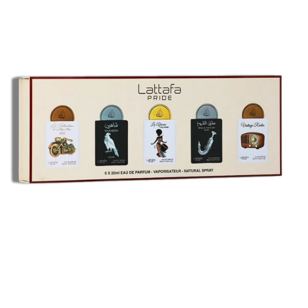 Lattafa Pride Collections No 5 EDP 5 Piece Gift Set 5 x 20ml