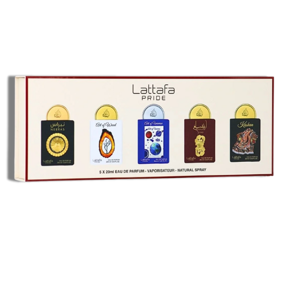 Lattafa Pride Collections No 2 EDP 5 Piece Gift Set 5 x 20ml