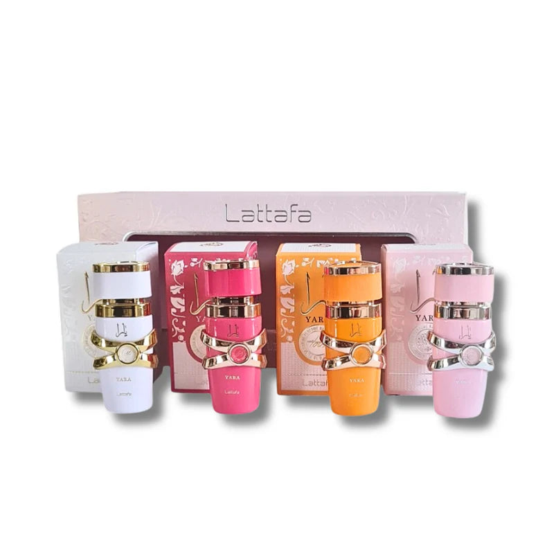 Lattafa My Yara Collection 5ml/0.17oz 4pcs Gift Women's Set
