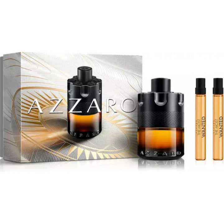 Azzaro The Most Wanted Parfum Set 3 Pzas c/2Travel spray Men's Set
