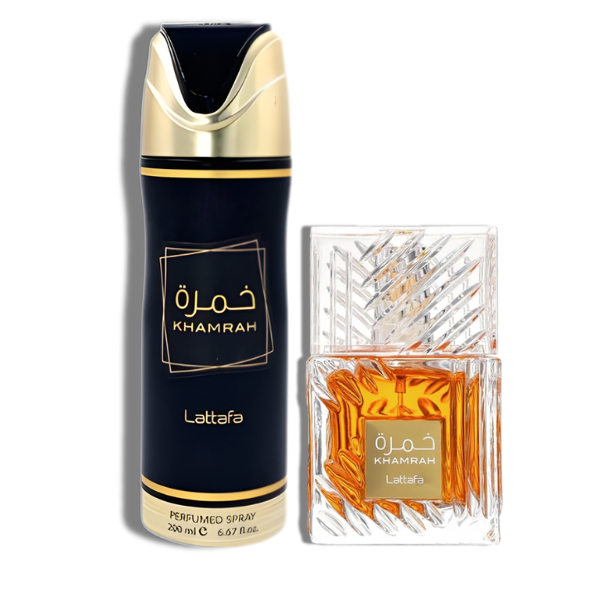 Lattafa Khamrah EDP Set 2 pzas Men's Set