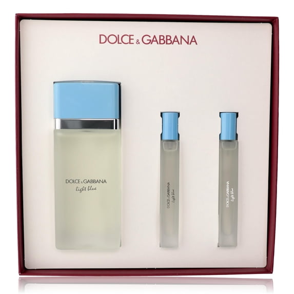 D&G Light Blue Set 3 pzas 100ml/3.4 Oz  EDT Spr Women