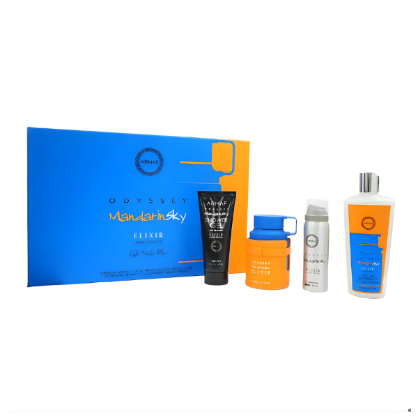 Armaf Odyssey Mandarin Sky Elixir Set 4 piezas EDP 100ml/3.4oz Men