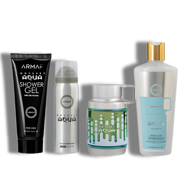 Armaf Odyssey Aqua Set 4 piezas EDP 100ml/3.4oz Men
