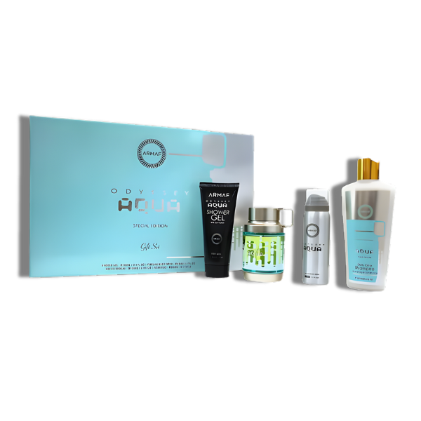 Armaf Odyssey Aqua Set 4 piezas EDP 100ml/3.4oz Men