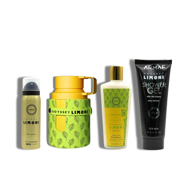 Armaf Odyssey Limoni Fresh Set 4 Piezas 3.4oz EDP Men