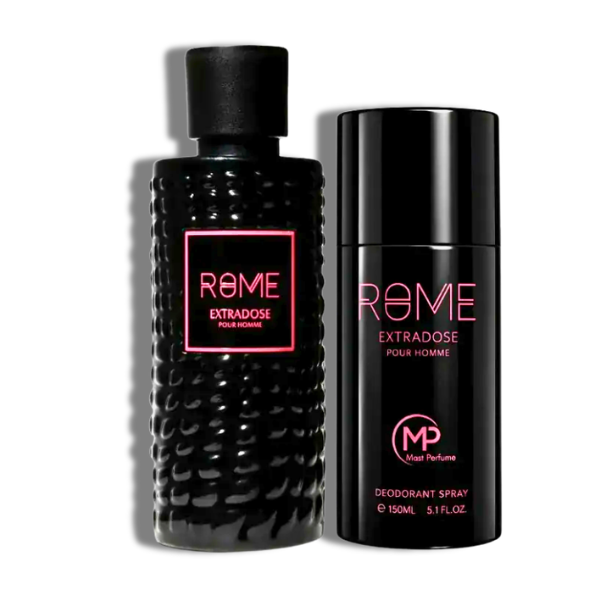 Bharara Rome Pour Homme Extradose Set 2pcs EDP 100ml/3.4oz + Desod Men's Set