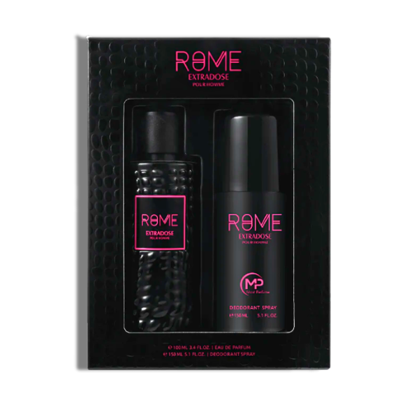 Bharara Rome Pour Homme Extradose Set 2pcs EDP 100ml/3.4oz + Desod Men's Set