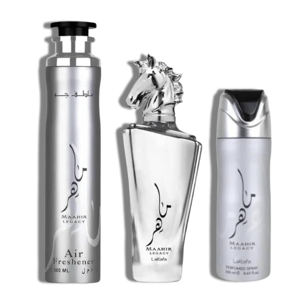 Lataffa Maahir Legacy Set 3 Pzas EDP 100ml/3.4oz  Men
