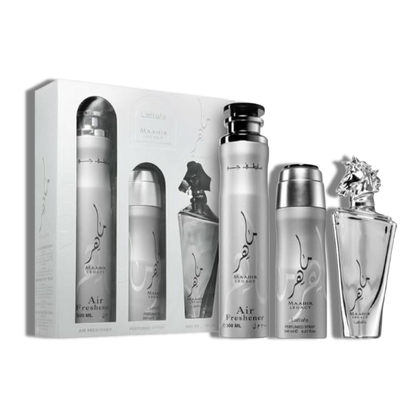 Lataffa Maahir Legacy Set 3 Pzas EDP 100ml/3.4oz  Men