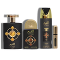 Lattafa Al Qiam Gold  Set 4 Pzas Lattafa Pride EDP 100ml/3.4oz Unisex