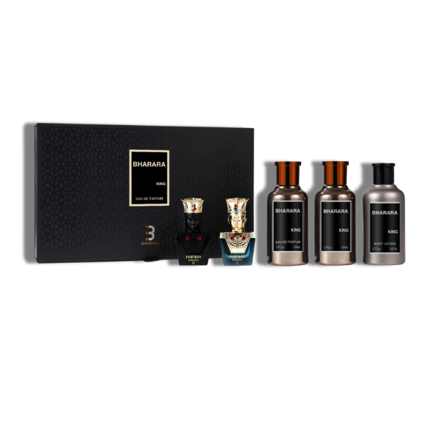 Bharara King Gift Set 5 Pzas c/ Pharaon 100ml/3.4 Oz EDP Spr Men