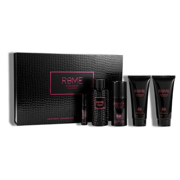 Bharara Rome Pour Homme Extradose Set 4pcs EDP 100ml/3.4oz