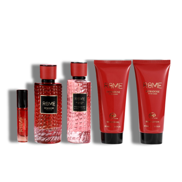 Bharara Set Rome Pour Femme Extradose EDP 100ml/3.4oz Set 4 Pzas Women