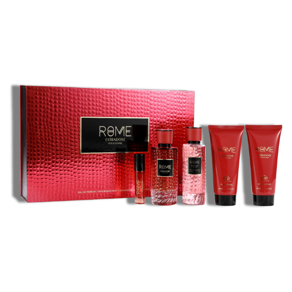 Bharara Set Rome Pour Femme Extradose EDP 100ml/3.4oz Set 4 Pzas Women