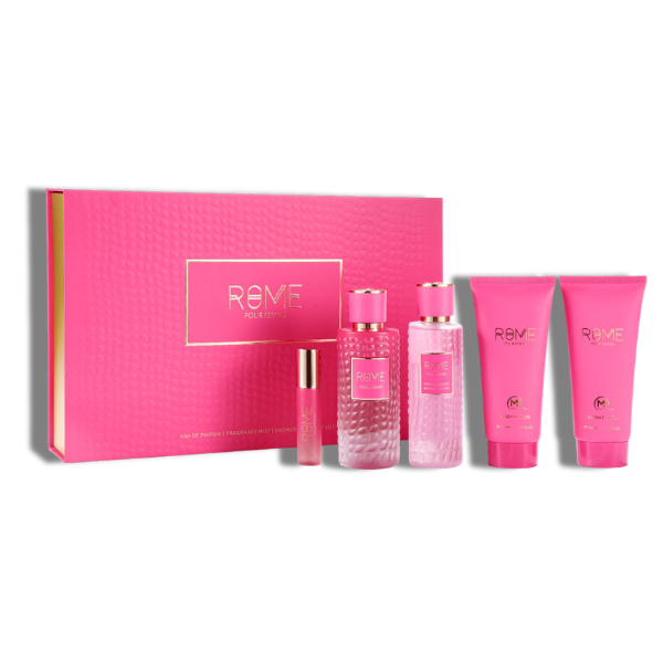 Bharara Set Rome Pour Femme EDP 100ml/3.4oz Set 4 pzas Women's