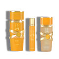 Lattafa Set Yara Tous  3 Pcs 3.4 Oz Edp + 12Ml Travel Spray + 50Ml Hairmist Women