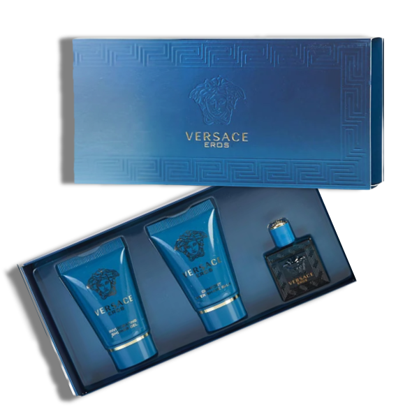 Versace Eros EDT 5ml/0.17oz Mini Set 3 Pzas Men
